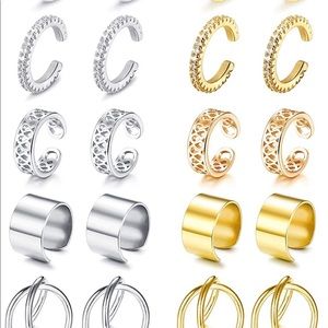 Non piercing helix earrings